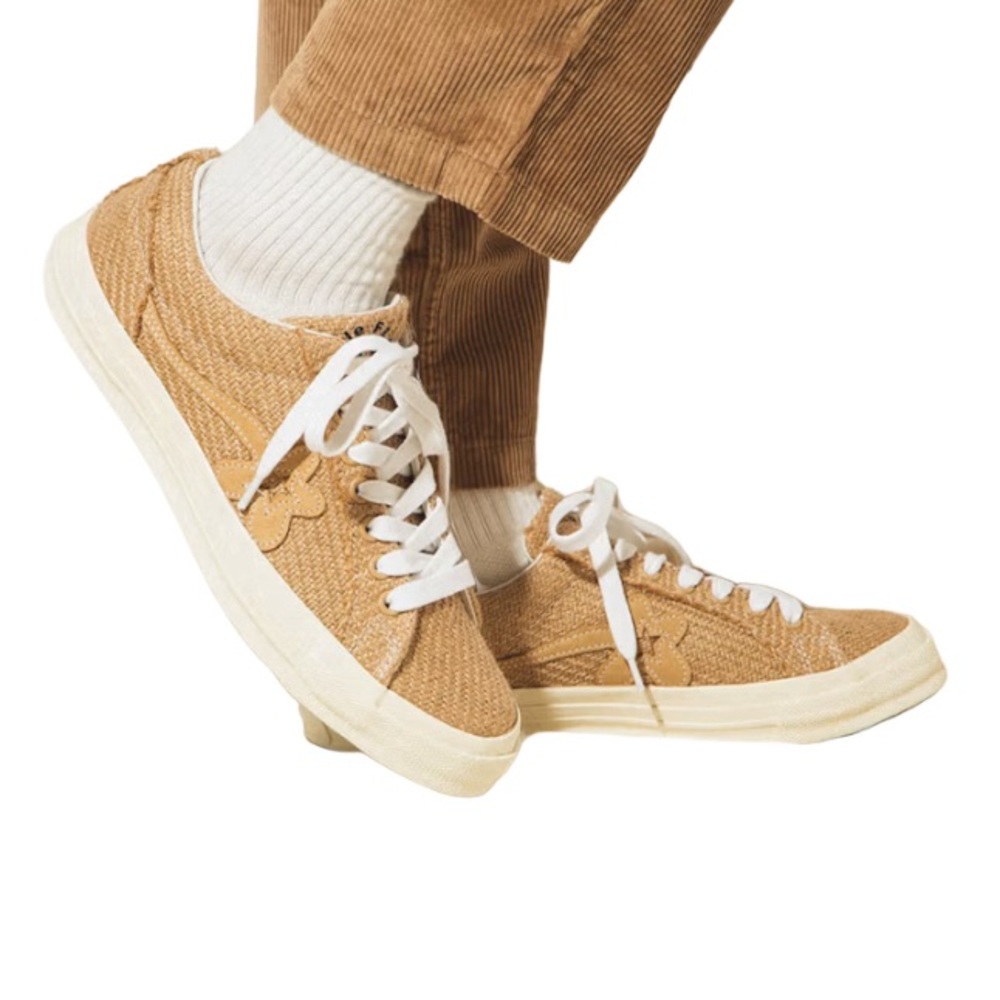 Golf Le Fleur x Converse One Star Ox Burlap Shoes